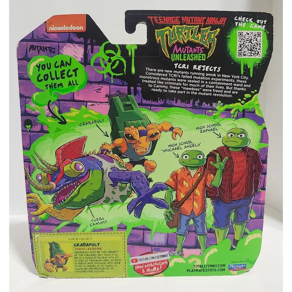TMNT Tales ofthe Teenage Mutant Ninja Turtles Mutants Unleashed Crabapult Figure